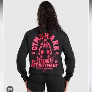 Women’s Gymshark Strength Department Graphic Long-sleeve Athletic Shirt